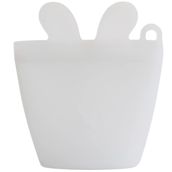 BraveJusticeKidsCo. | Snack Baggie Silicone Reusable Food Storage Container for Toddlers (Clear)