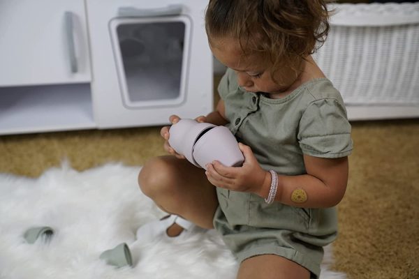 Puffy Penguins Toddler (1+) Silicone Stacking Nesting Dolls Toy : No Small Parts for Baby