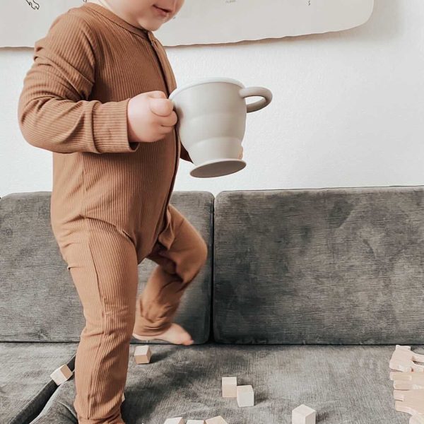 BraveJusticeKidsCo. | Snack Attack I&II Baby Snack Cup | 2 pack | Collapsible Toddler Snack Cup